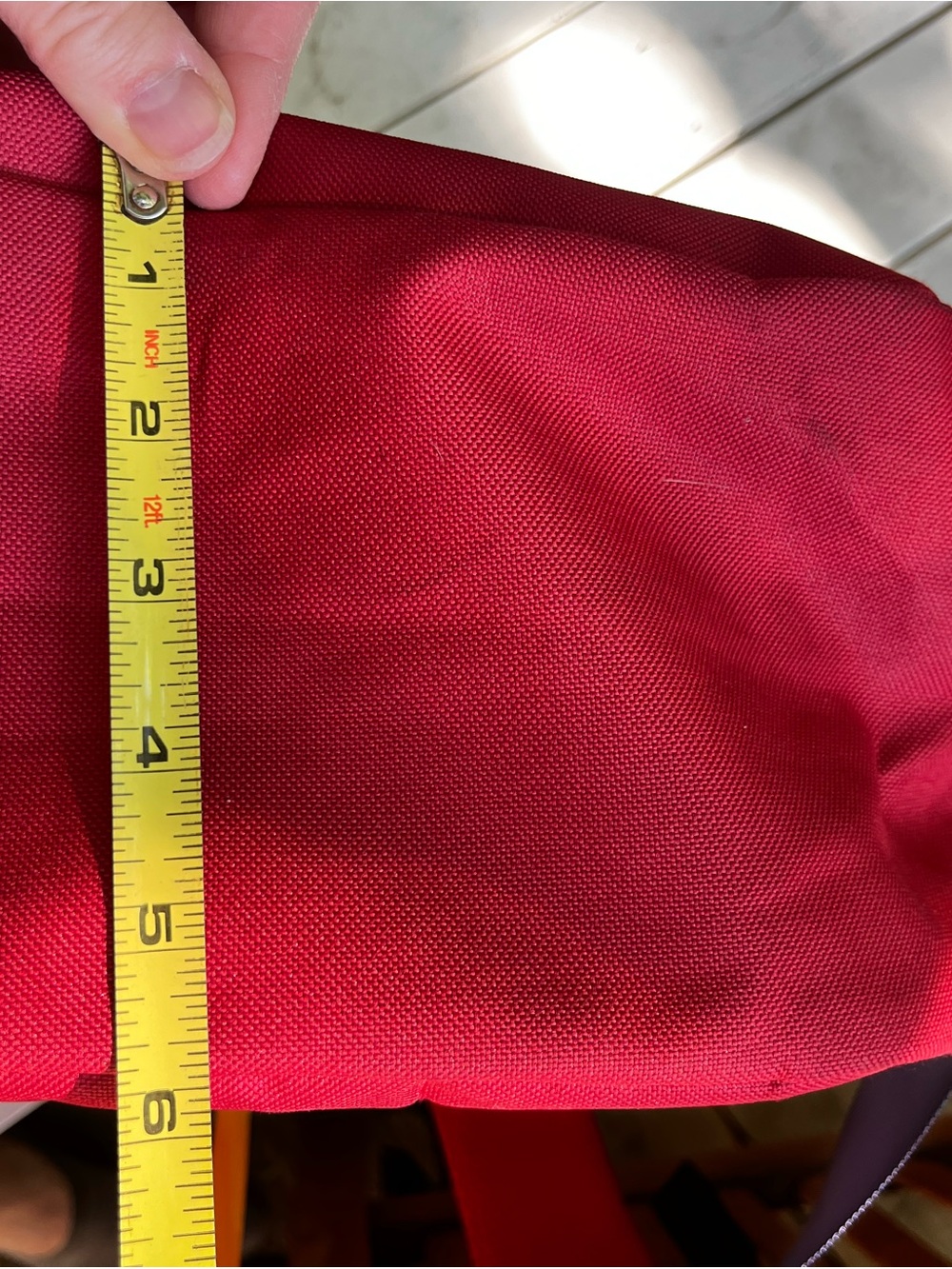 U.S. Polo Assn. Red Canvas Classic Backpack Laptop Sleeve Travel School - Picture 9 of 14
